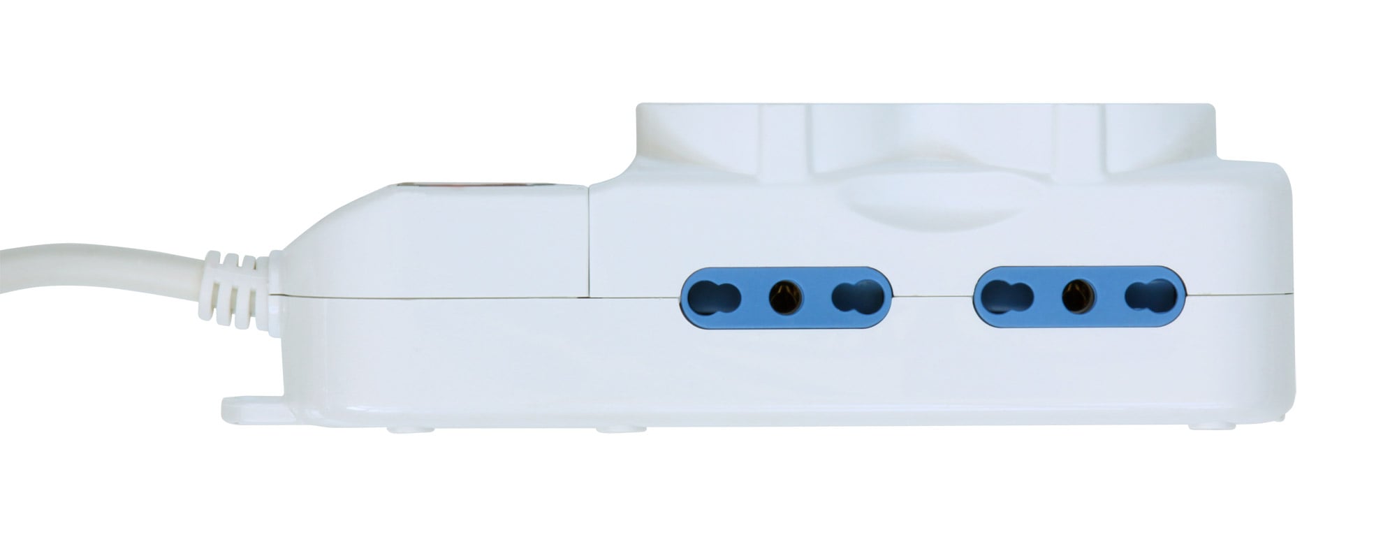 Multipresa 4 Posti Italiana Bipasso / 2 Schuko - Techly IUPS-PCP-4I2S