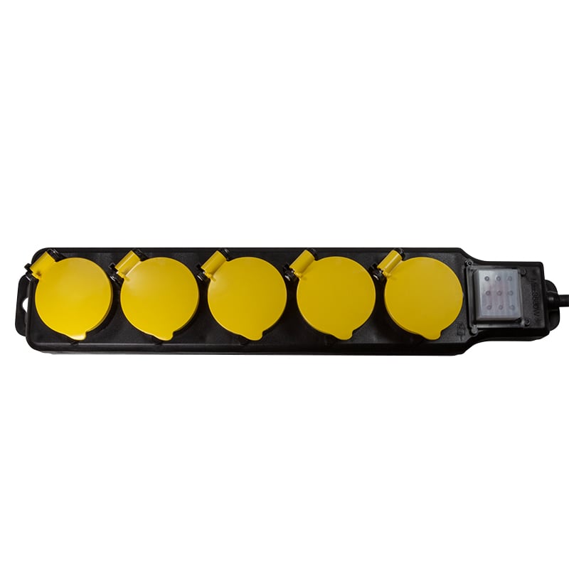Multipresa 5 Posti Schuko per Esterno - Logilink IUPS-PCP-55WP
