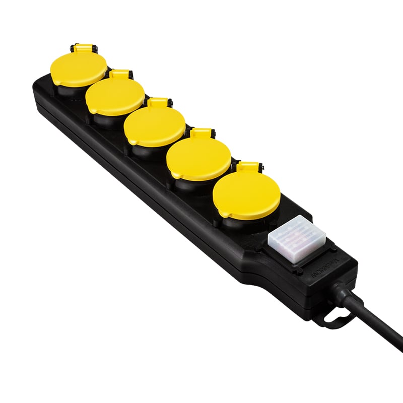 Multipresa 5 Posti Schuko per Esterno - Logilink IUPS-PCP-55WP