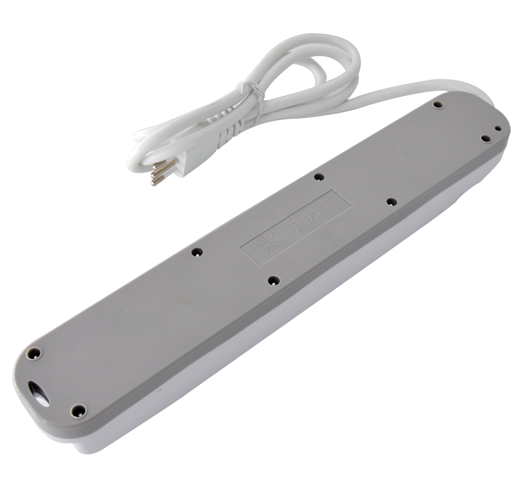 Presa Multipla a 6 Posti Italiana Bipasso/Schuko Spina 10A - Techly IUPS-PCP-610A