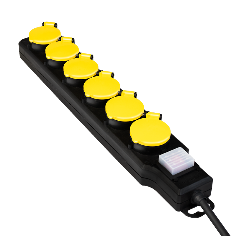 Multipresa 6 Posti Schuko per Esterno - Logilink IUPS-PCP-66WP