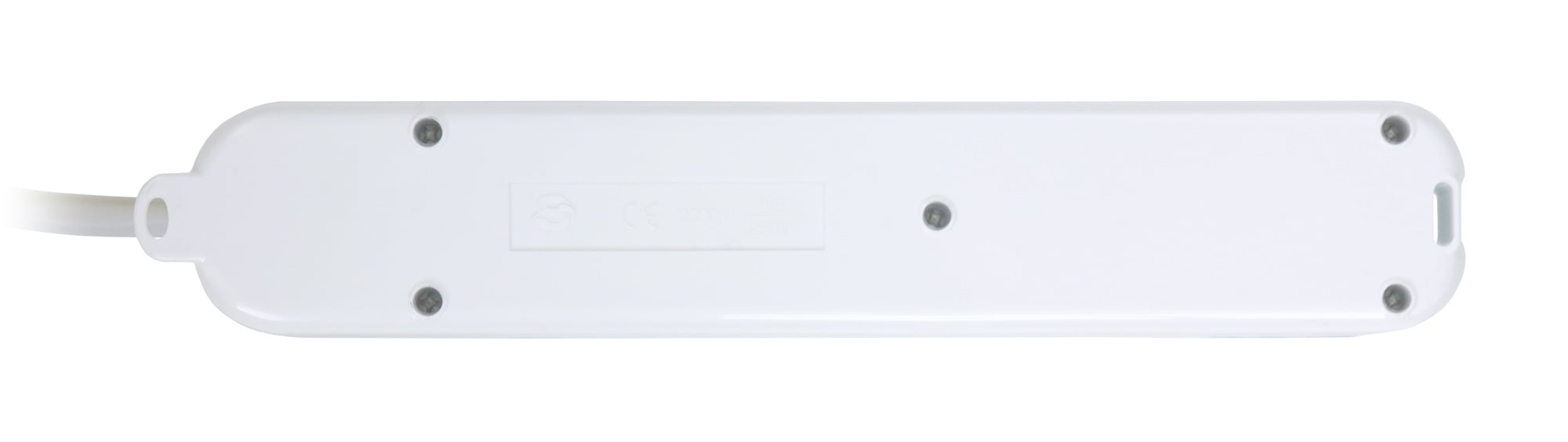 Multipresa 8 Posti Italiana Bipasso / 4 Schuko con Interruttore - Techly IUPS-PCP-8I4S-INT