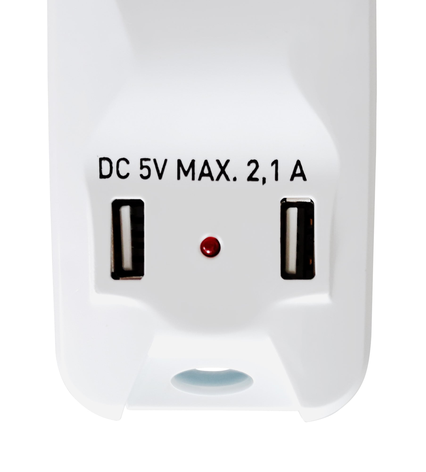 Multipresa 5 Posti Italiana Bipasso con 2 Prese USB - Techly IUPS-PCP-LC2U