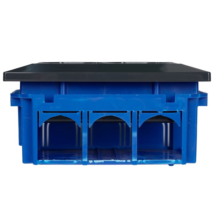 Multipresa Universale da Incasso con Doppia Presa Bipasso Italiana Schuko Nero - FME IUPS-PCP-OPEB