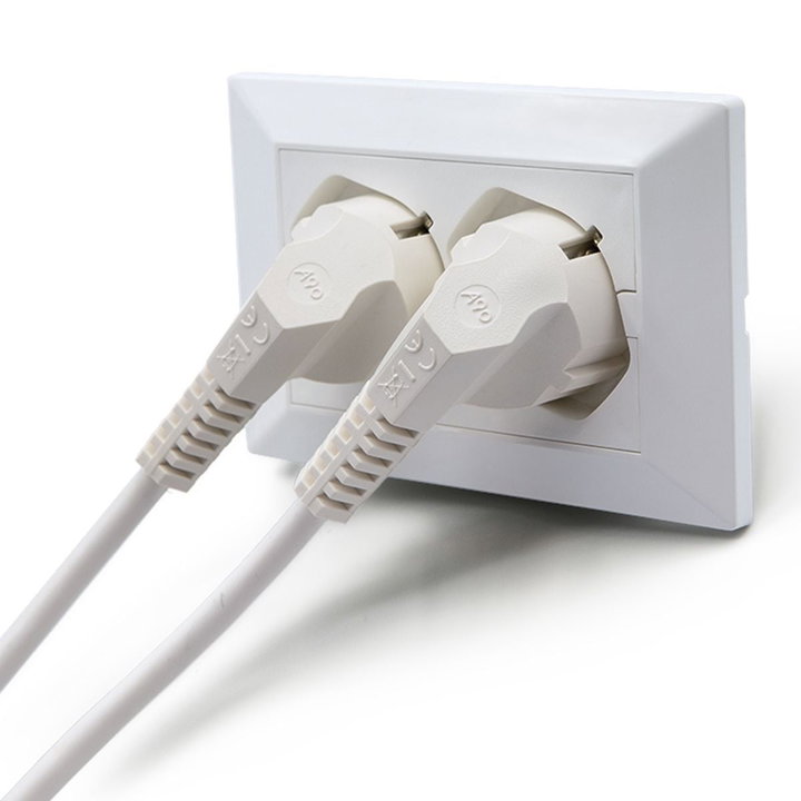Multipresa Universale da Incasso con Doppia Presa Bipasso Italiana Schuko Bianco - FME IUPS-PCP-OPEW