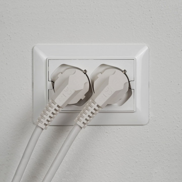 Multipresa Universale da Incasso con Doppia Presa Bipasso Italiana Schuko Bianco - FME IUPS-PCP-OPEW
