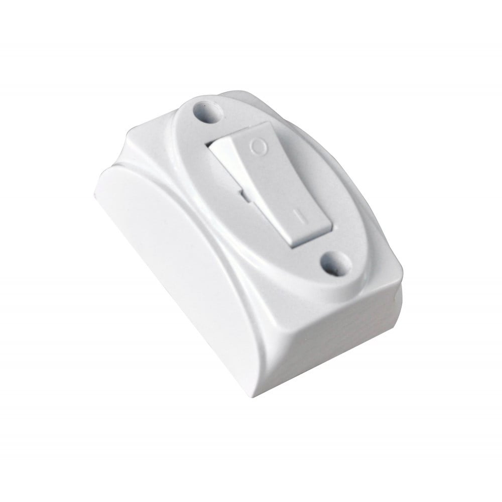 Interruttore di Corrente 2A 250V da Muro Bianco - Techly IUPS-PCP-SWIT