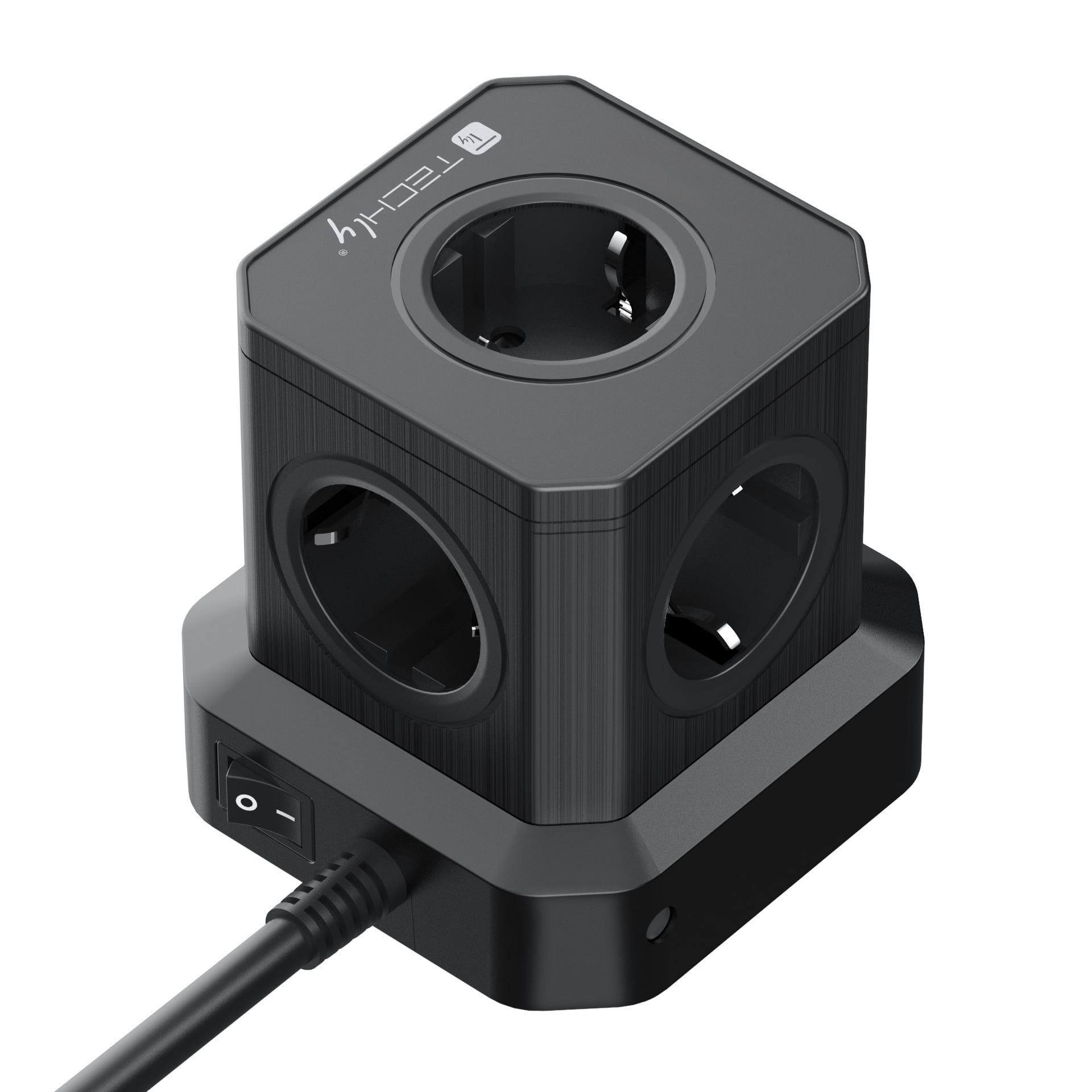 Multipresa da Tavolo USB Cube 5p 2xUSB-A 3xUSB-C™ - Techly IUPS-PCP-TOWER03