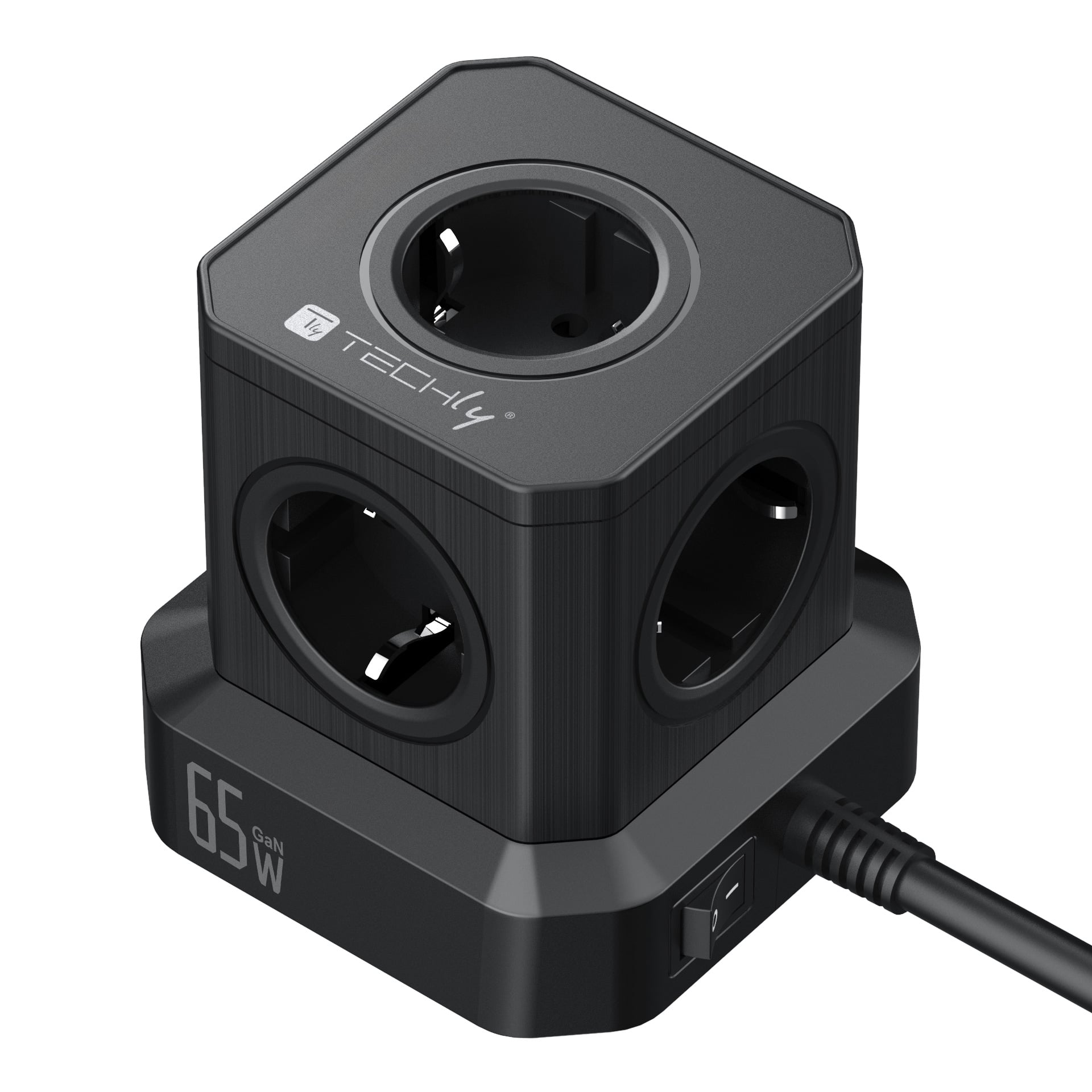 Multipresa da Tavolo USB Cube 5p 2xUSB-A 3xUSB-C™ - Techly IUPS-PCP-TOWER03