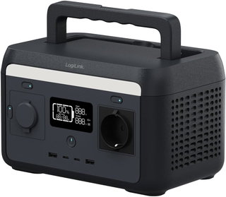 300 W LiFePO 4 Portable Power Station Solar Charging - Logilink IUPS-PPS 300