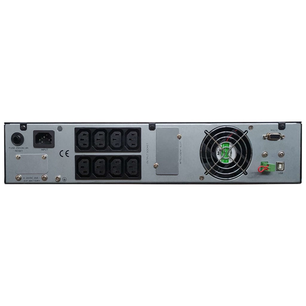 Gruppo di Continuità UPS 1000VA 900W OnLine Doppia Conversione Tower/Rack con Batterie - Techly Professional IUPS-RM1KL9PROS