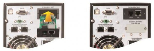 Scheda SNMP per gestione UPS - Infosec IUPS-SNMP-E3L
