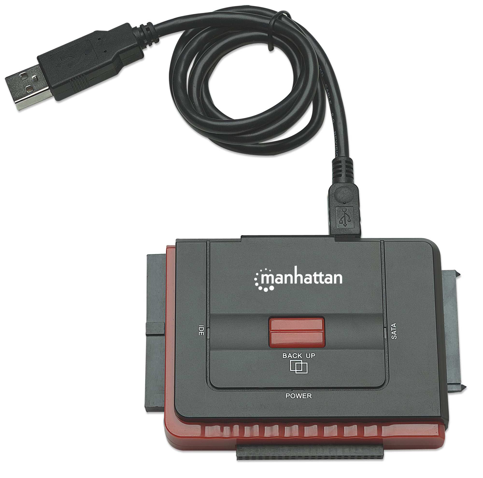 Adattatore Convertitore USB 2.0 Hi-Speed a SATA/IDE - Manhattan IUSB-ADAPT