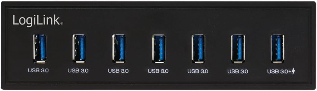 Hub USB Interno 5,25'' 7 porte USB 3.2 Gen1 con Ricarica Veloce - Logilink IUSB-CARD-342