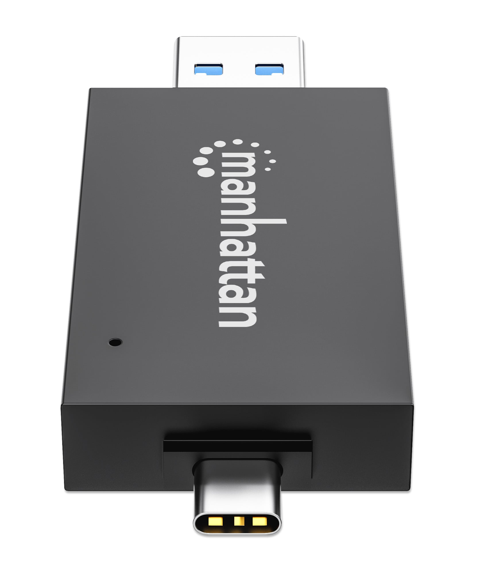 Lettore/Scrittore USB 3.0 Combo USB-C™/USB-A Multi-Schede - Manhattan IUSB-CARD-735