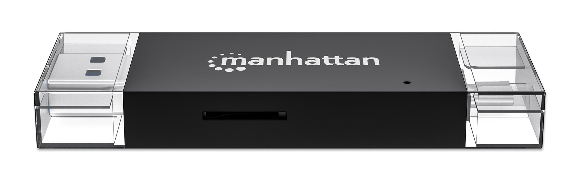 Lettore/Scrittore USB 3.0 Combo USB-C™/USB-A Multi-Schede - Manhattan IUSB-CARD-735