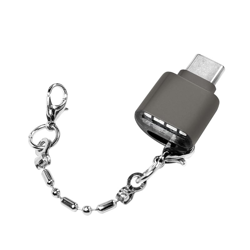 Lettore OTG di MicroSD Connettore USB-C™ con Portachiavi - Logilink IUSB-CARD-C039