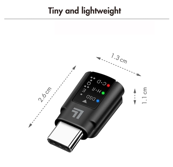 3.5 mm USB-C DAC audio adapter with equalizer - Logilink IUSB-DAC- 424