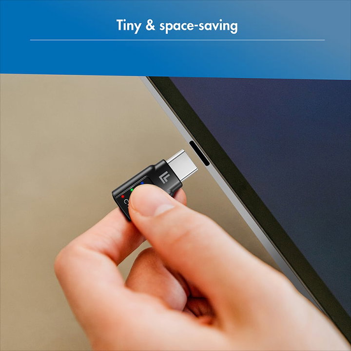3.5 mm USB-C DAC audio adapter with equalizer - Logilink IUSB-DAC- 424