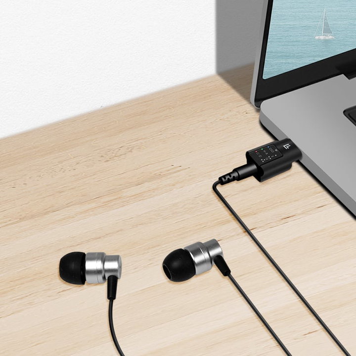 3.5 mm USB-C DAC audio adapter with equalizer - Logilink IUSB-DAC- 424