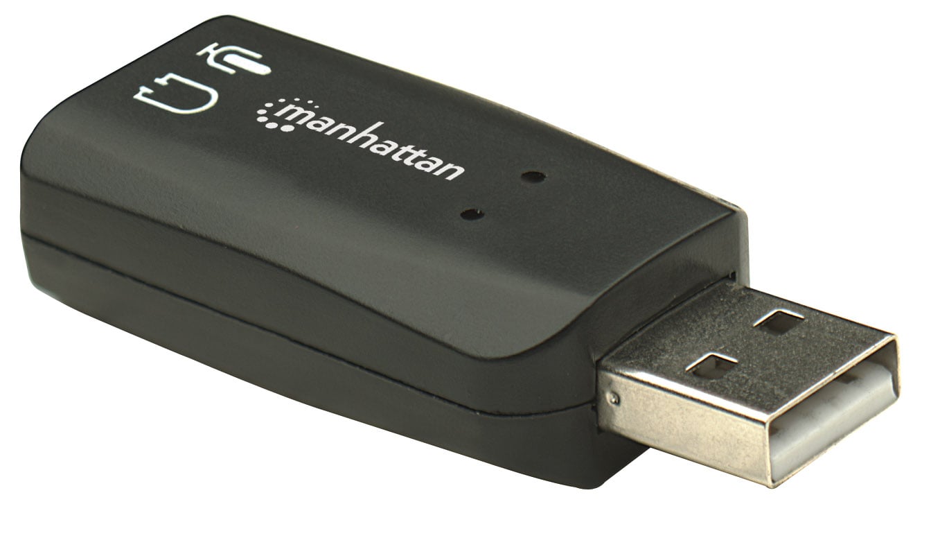 Scheda audio USB suono 3D - Manhattan IUSB-DAC-879
