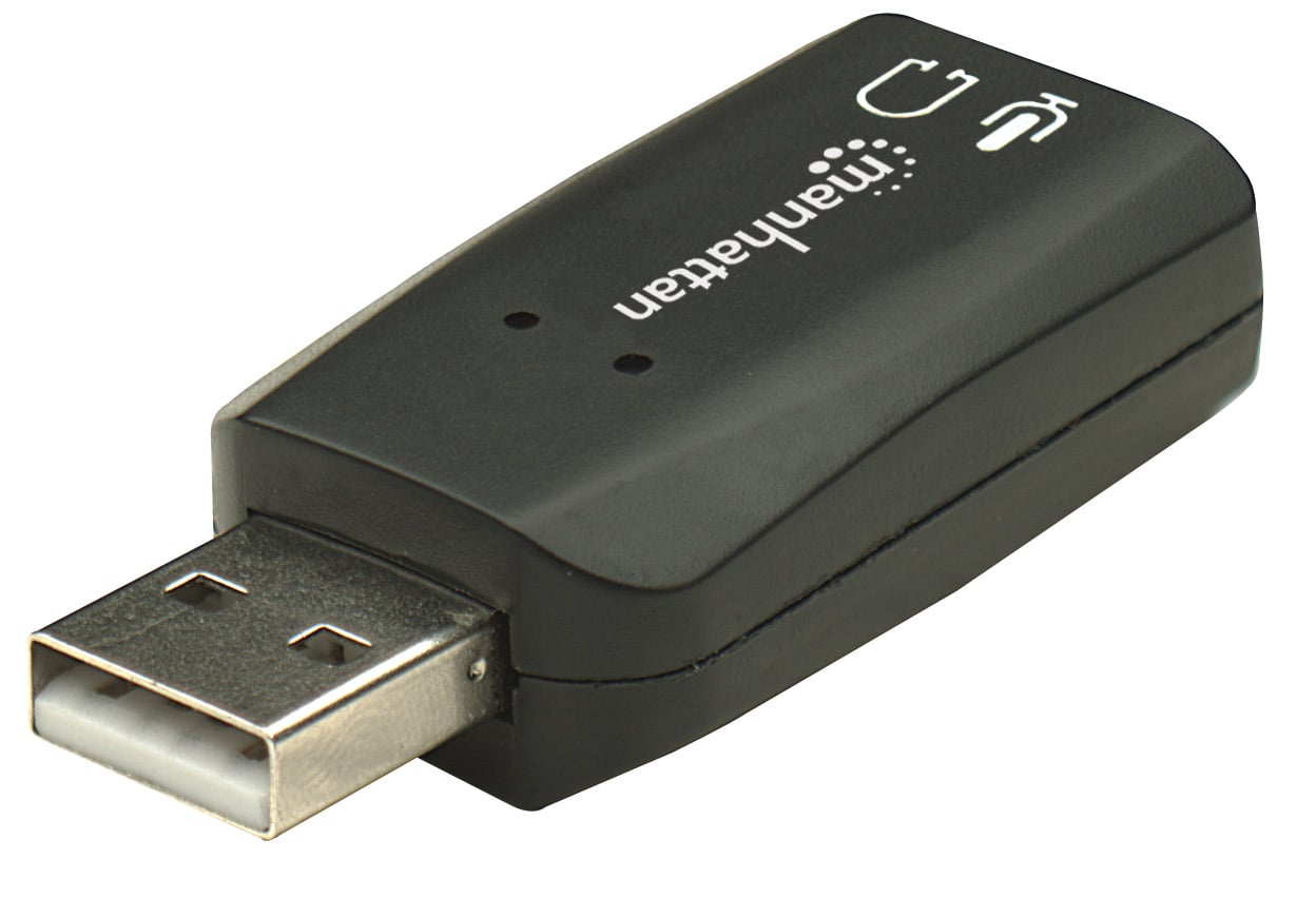 Scheda audio USB suono 3D - Manhattan IUSB-DAC-879
