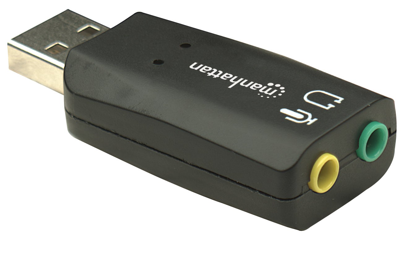 Scheda audio USB suono 3D - Manhattan IUSB-DAC-879