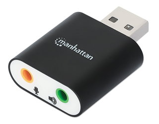Hi-Speed Stereo 2.1 USB sound card - Manhattan IUSB-DAC- 879 E