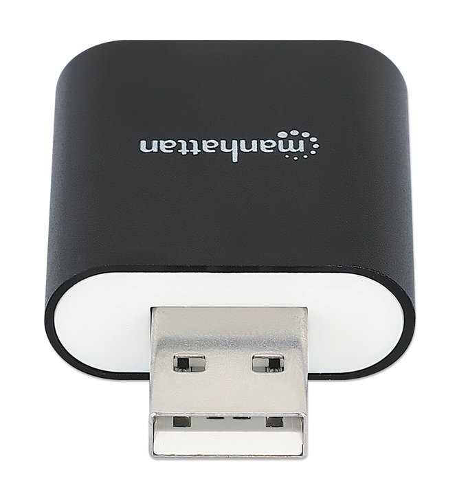 Hi-Speed Stereo 2.1 USB sound card - Manhattan IUSB-DAC- 879 E