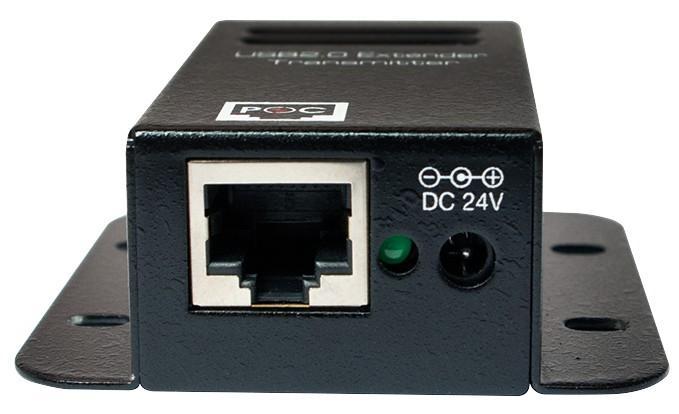 Extender USB su Cavo Cat5/5e/6 fino a 50m con Hub 4 Porte - Logilink IUSB-EXTEND-POE4U