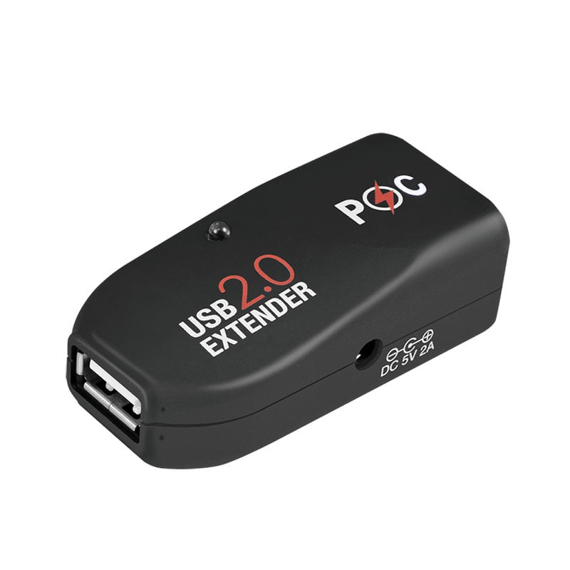 Extender USB Cat5E Cat6 fino a 50m, POC, Nero - Logilink IUSB-EXTEND-POEPL