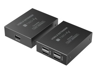 Extender USB 2.0 4 Porte su Cavo Cat6 150m - Techly IUSB-EXTEND1504P