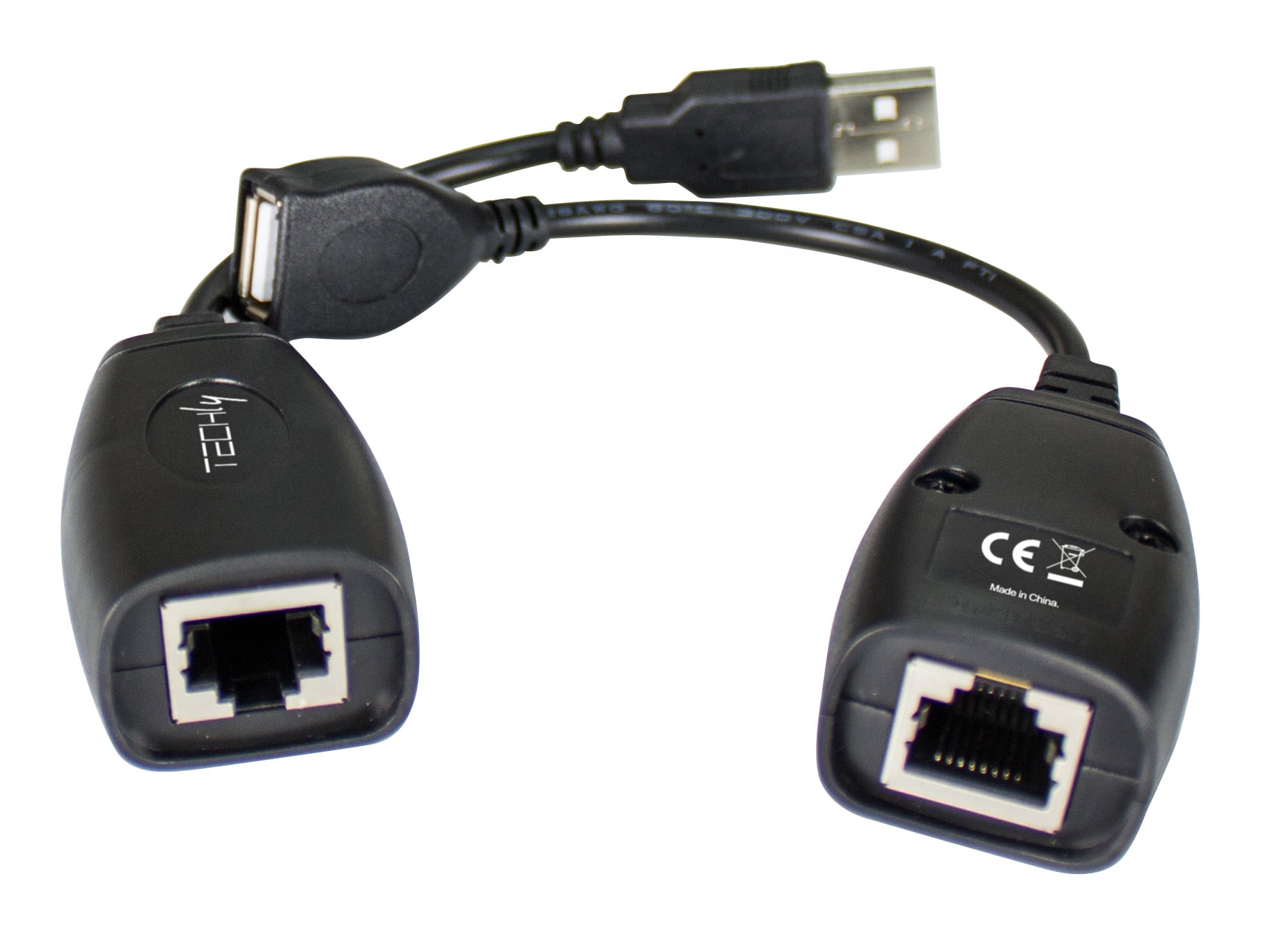 Extender USB su Cavo Cat5E/6 fino a 50m - Techly IUSB-EXTENDTY5