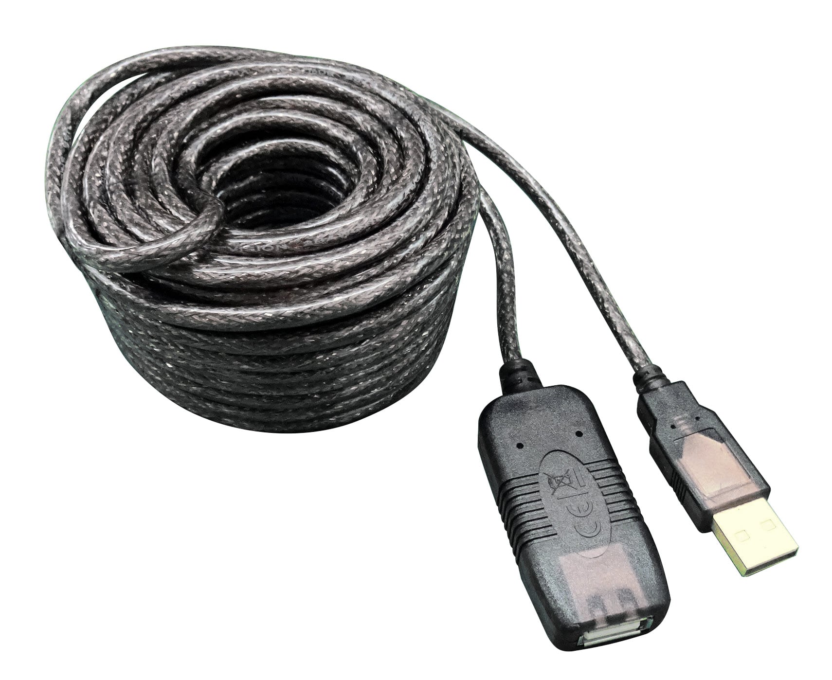 Active extension cable extender USB Hi-Speed 10 m black - Techly IUSB-REP 10 TY