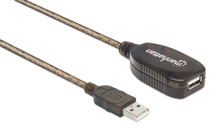 Cavo Prolunga Attivo USB 2.0 Hi-Speed 15m - Manhattan IUSB-REP15
