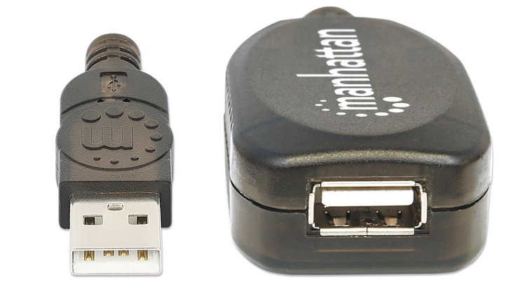 Cavo Prolunga Attivo USB 2.0 Hi-Speed 15m - Manhattan IUSB-REP15
