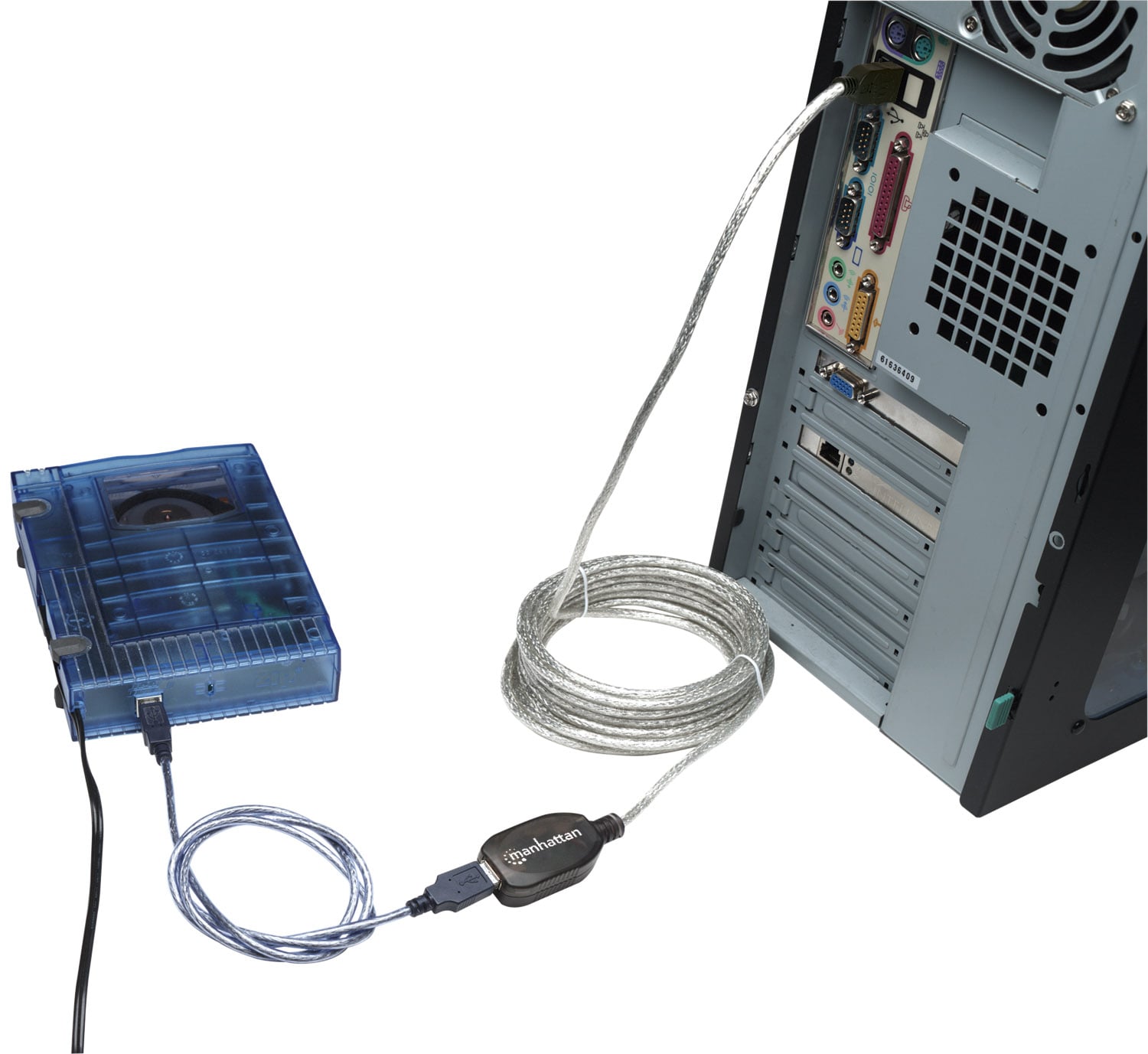 Ripetitore di Segnale USB 2.0 Alta Velocità 5m - Manhattan IUSB-REP20