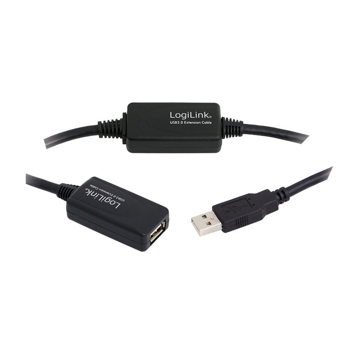 Cavo prolunga USB 2.0 A/M-A/F con amplificatore 25m - Logilink IUSB-REP220L