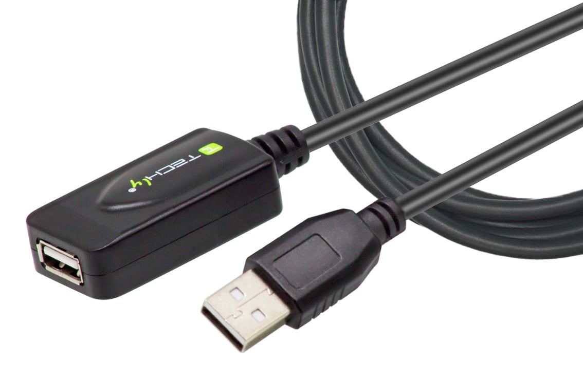 Extender USB Hi Speed Extensor 20 m Black - Techly IUSB-REP 220 TY 3