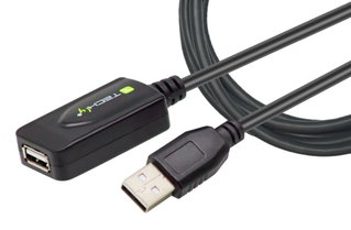 Extender USB Hi Speed Extensor 20 m Black - Techly IUSB-REP 220 TY 3