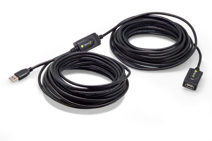 Extender USB Hi Speed Extensor 20 m Black - Techly IUSB-REP 220 TY 3