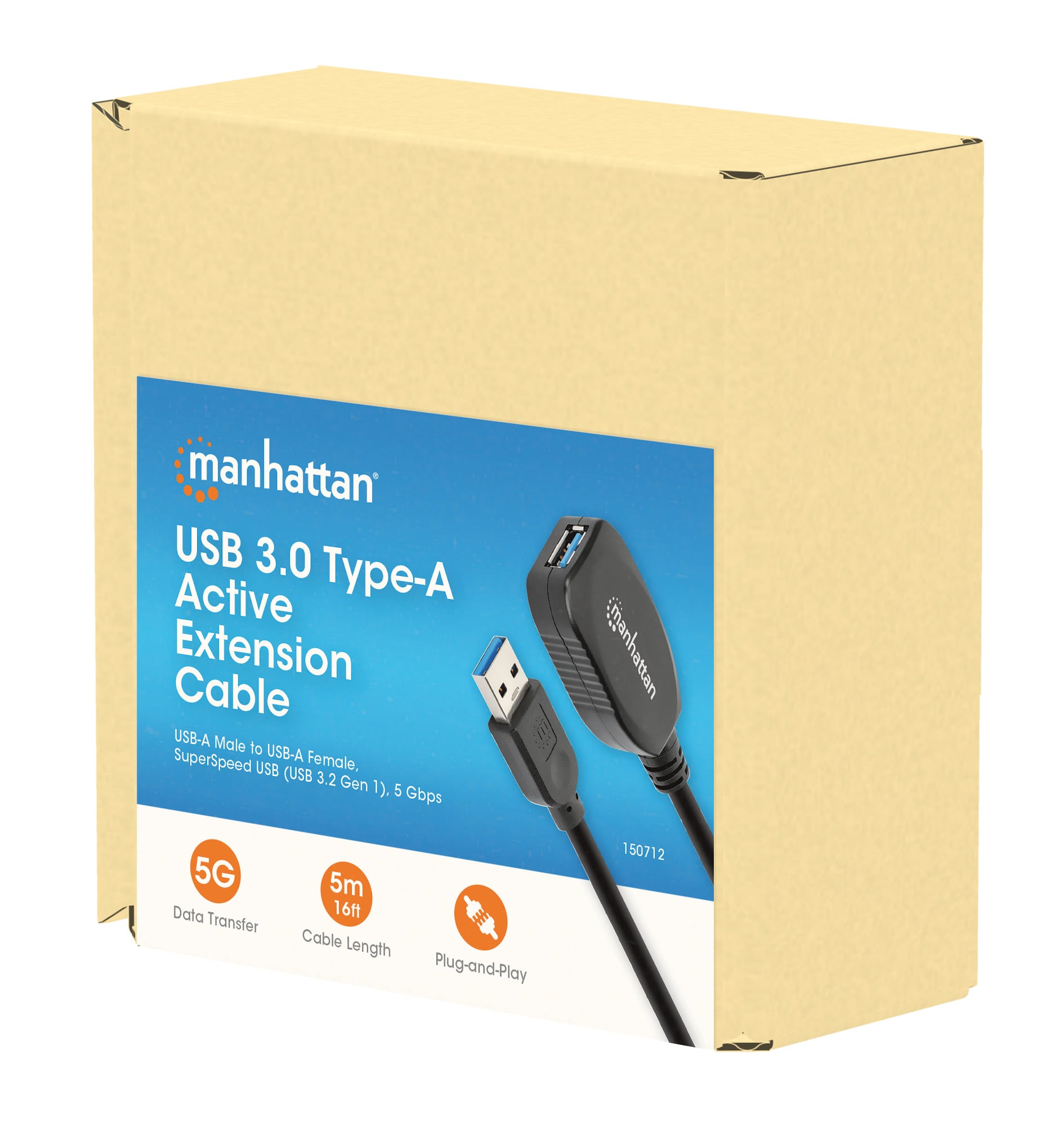Cavo di prolunga attivo USB 3.2 Gen 1 tipo A - Manhattan IUSB-REP30