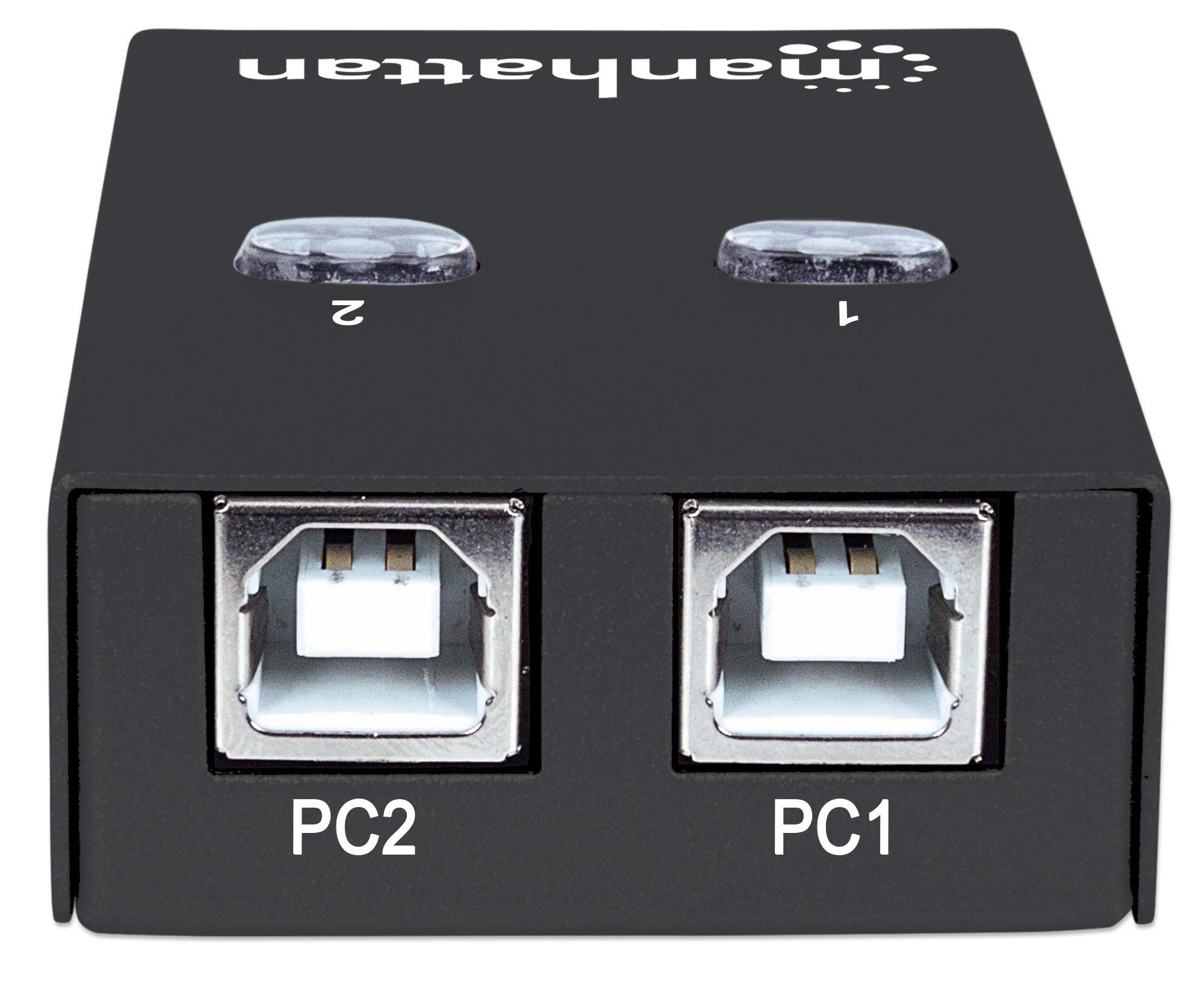 Switch automatico USB 2.0 Hi-Speed - Manhattan IUSB-SW-2005