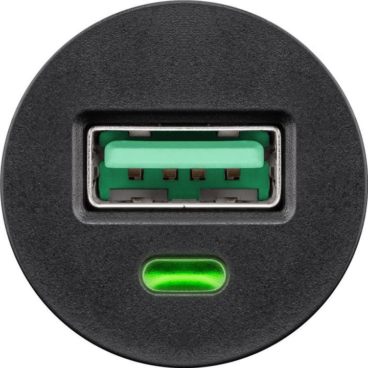 Caricatore USB Auto Quick Charge 3.0 18W 1 Porta - Goobay IUSB2-CAR-3AQC2