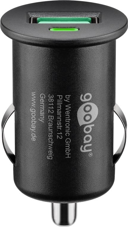 USB Car Charger Quick Charge 3.0 18 W 1 Port - Goobay IUSB 2 -CAR- 3 AQC 2