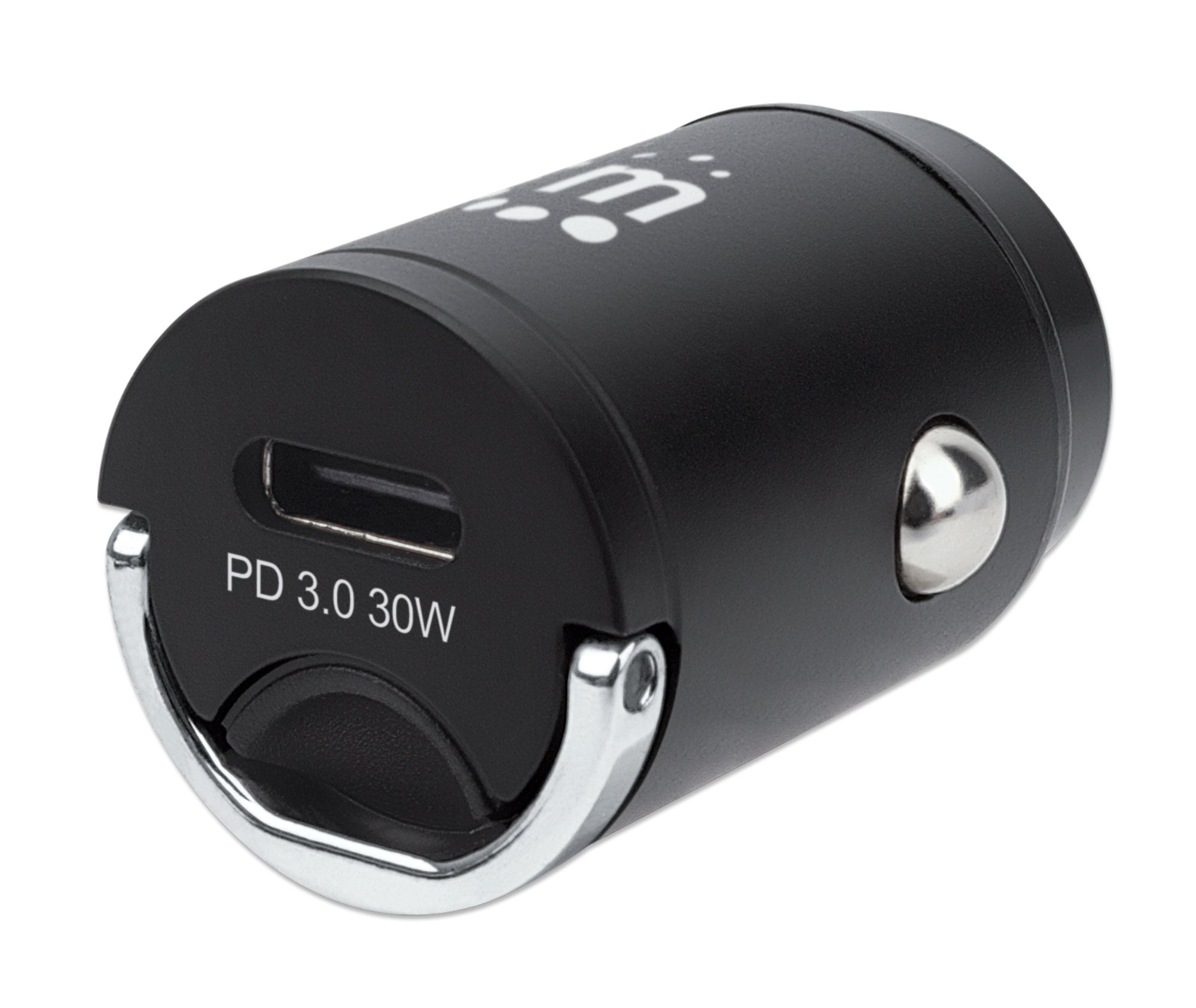 Mini Car Charger Power Delivery 30 W, USB-C - Manhattan IUSB 2 -CAR-PD 30