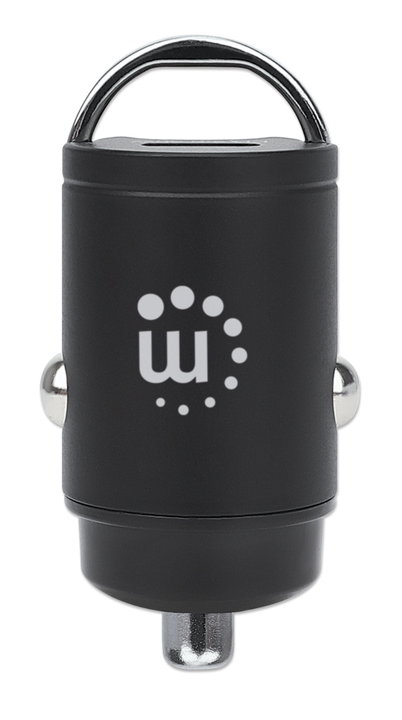 Mini caricabatteria da auto Power Delivery 30W, USB-C - Manhattan IUSB2-CAR-PD30