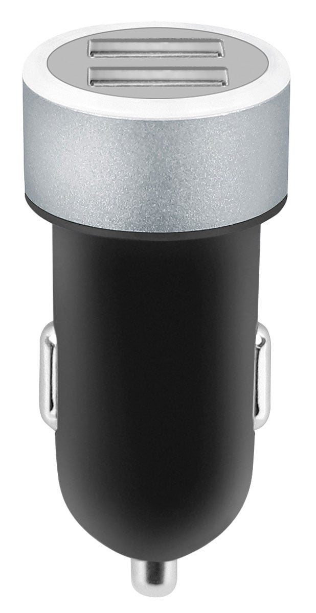 Car Charger 2 USB 2,4 A Black - Fontastic IUSB 2 -CAR 3 - 2 A 2 P