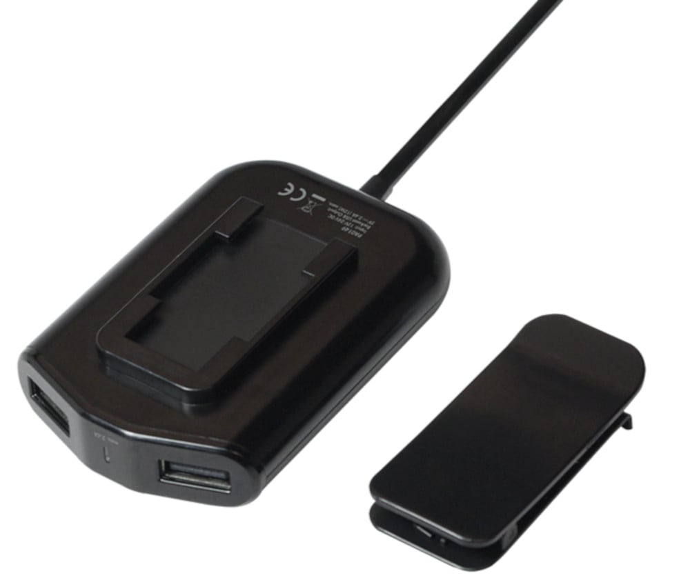 2 USB + 2 USB Car Charger for 24 W Passengers - Logilink IUSB 2 -CAR 4 L