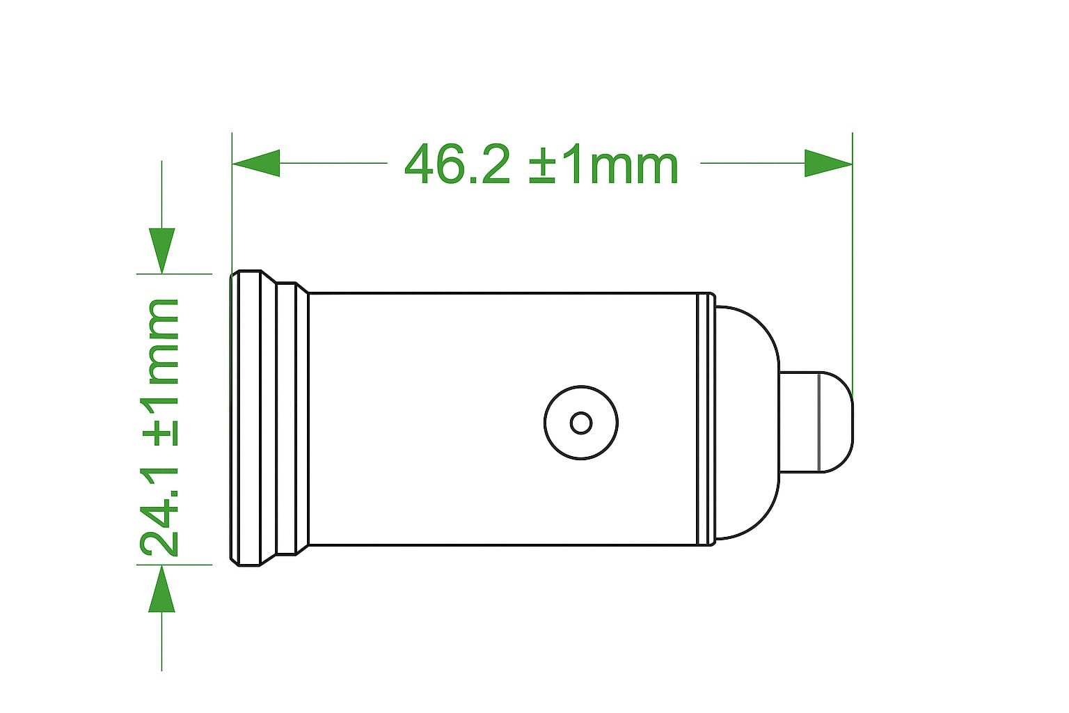 Mini Charger from USB-A and USB-C 5 V/ 4 A Black - Techly IUSB 2 -CAR 5 -AC 45 W
